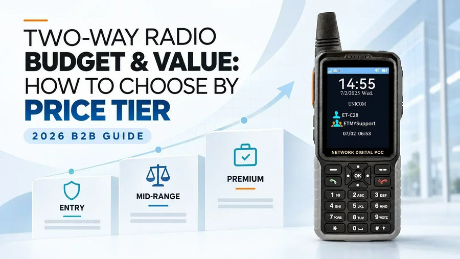 Two-Way Radio Budget & Value: How to Choose by Price Tier (2026 B2B Guide)