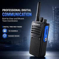 ETMY ET-D330 IP67 Waterproof Digital Walkie-Talkie — 10W AES256 DMR Two-Way Radio