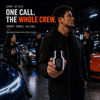 ETMY ET-C15 4G PoC Radio — Fashion Walkie Talkie for Car Meets & Mountain Runs
