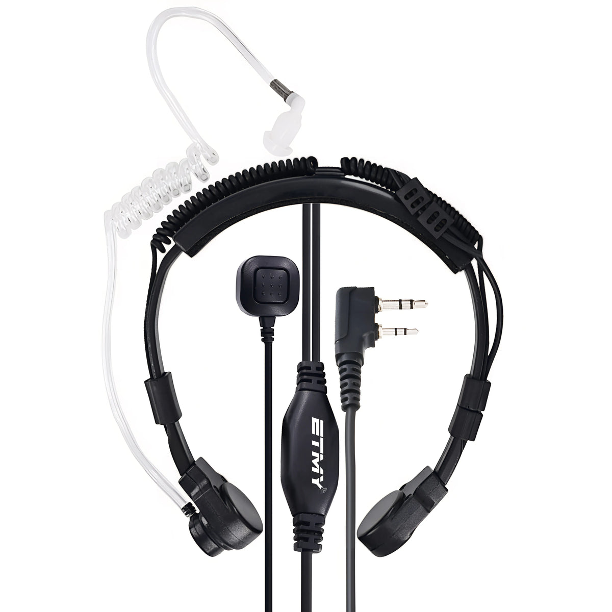 ETMY ET-ER400 Throat Control Air Duct Walkie Talkie Earpiece