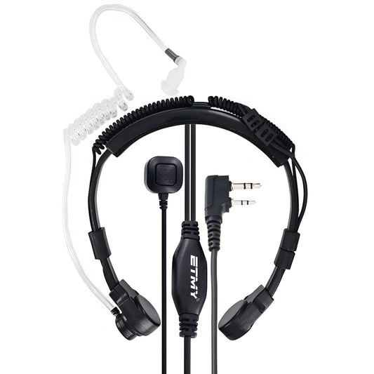ETMY ET-ER400 Throat Control Air Duct Walkie Talkie Earpiece